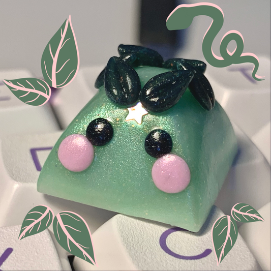 Witch Girl Dryad Artisan Keycap