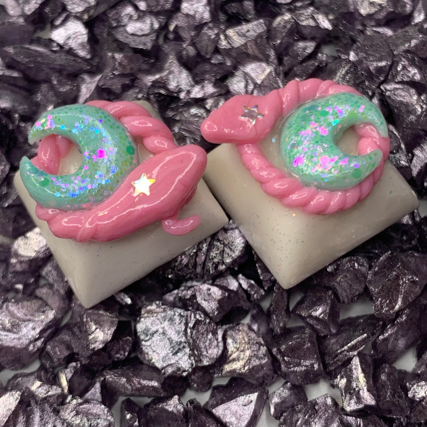 Lunar Magic Ouroboros Artisan Keycap